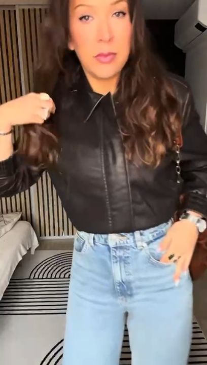 Mon look du jour : bomber H&M, jean barrel et bottes à talons