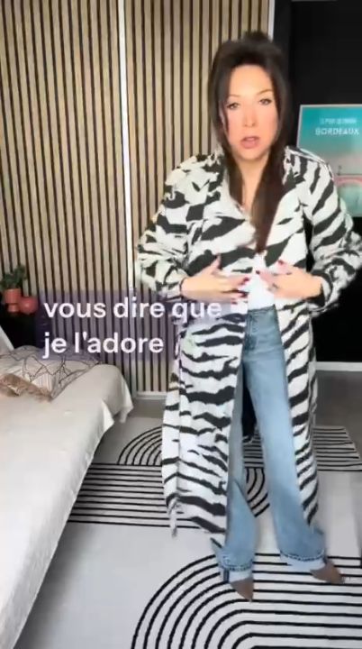 Le manteau zèbre que j'adore : look du jour décrypté