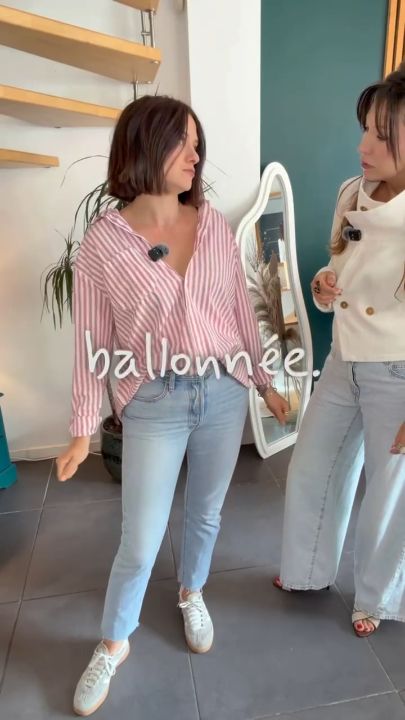 Camoufler son ventre sans vêtements amples : l'astuce chemise